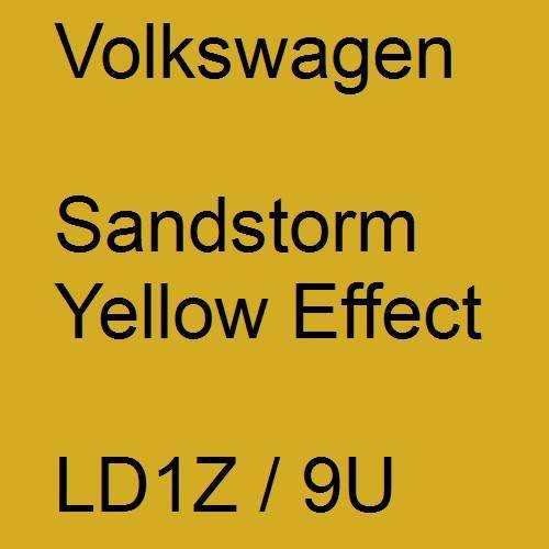Volkswagen, Sandstorm Yellow Effect, LD1Z / 9U.